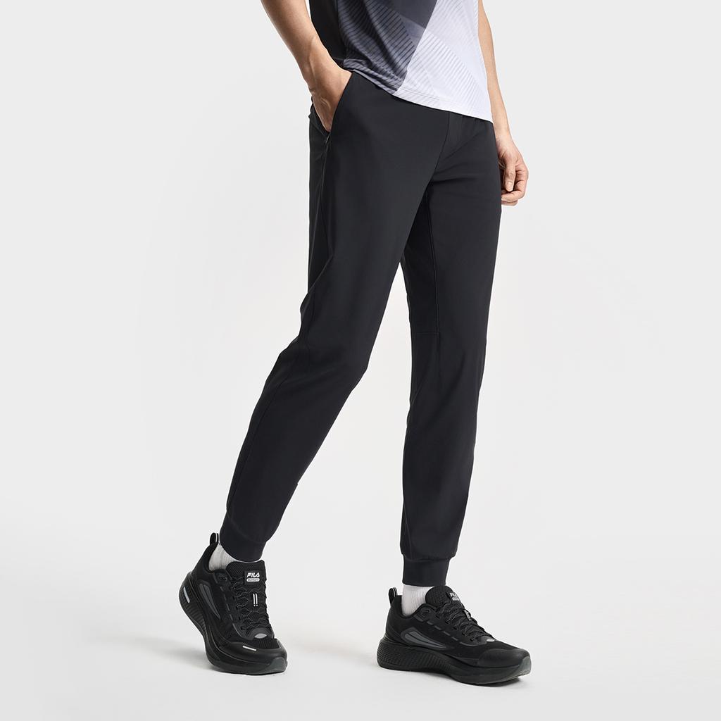 New FILA Athletics Knitted Sweatpants Men's Pitch Black A11M521603F-BK