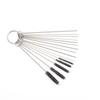 10 Cleaning Needles Carburetor Cleaner Tool Multi Purpose 5 Nylon Brushes Carbon Dirt Jet Cleaner Portable Design Wire Cleaner