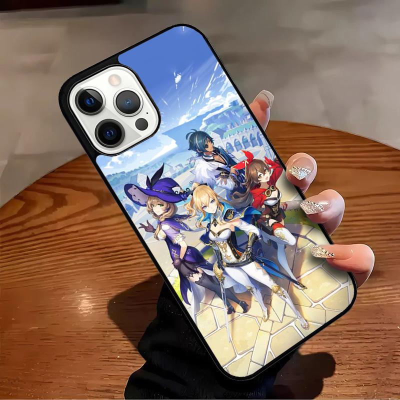 

Game Genshin Impact Cute Phone Case For iPhone 17 Air 16 15 14 13 12 11 Pro Max Max Plus Bumper Case Cover iPhone 15plus