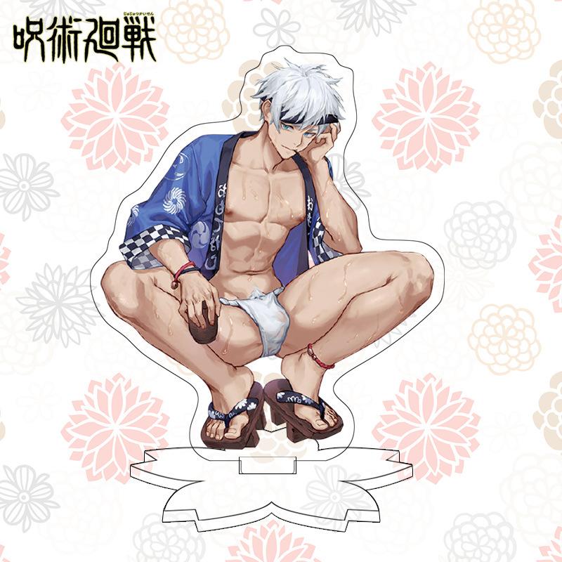 Jujutsu Kaisen 12cm Series Acrylic Stand Figure Gojo Satoru Fushiguro Megumi Toji Fushiguro Anime Desktop Decor Collectible