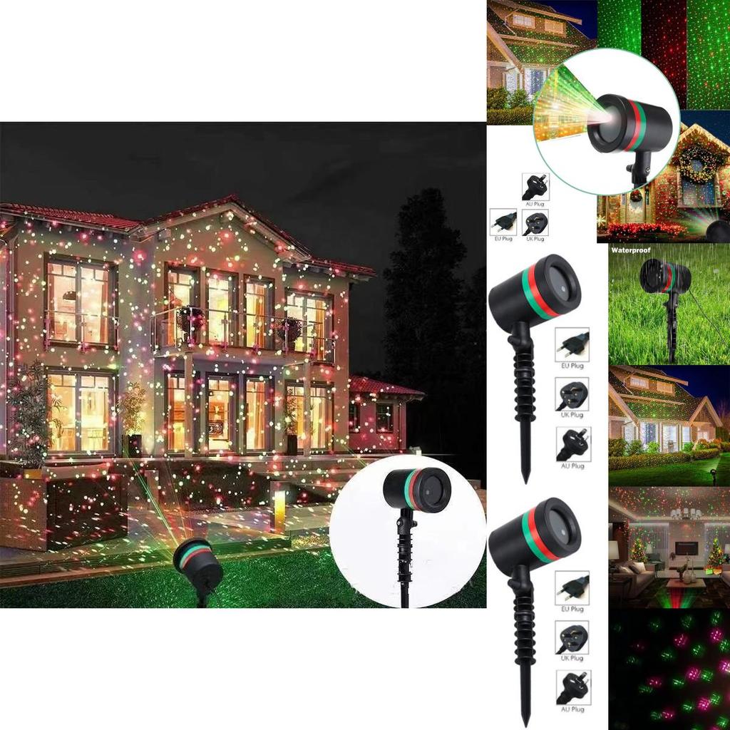 Vibrant Starry Sky Laserlight Christmas Projector Ideal For Outdoor Decorations