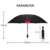 Fully Automatic UV Umbrella With LED for Mitsubishi Pajero Sport Eclipse Cross L200 Colt Delica Ralliart Triton Car Accessories