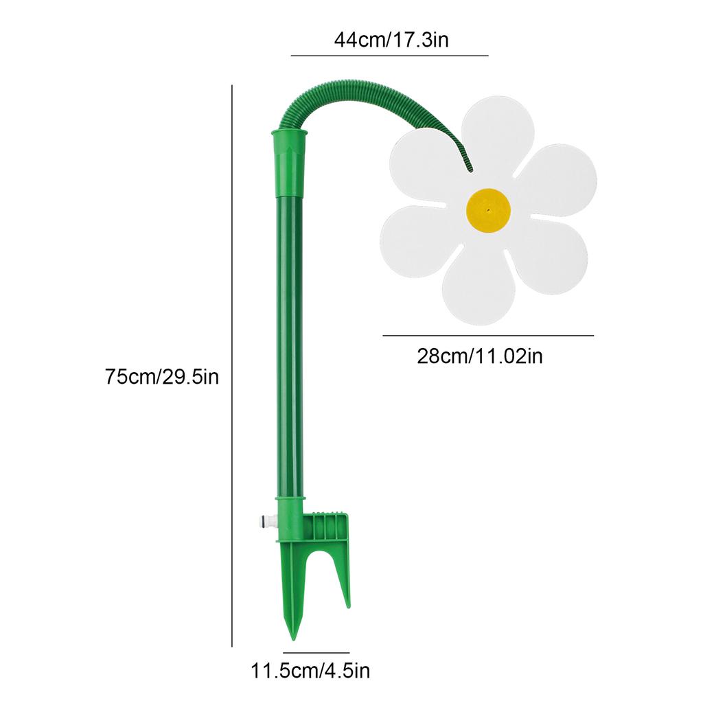 Annaffiatoi a Fiore Danzante Pazzi Annaffiatoi da Giardino Rotanti a 360 Gradi Annaffiatoio a Fiore per Cortile Prato Irrigazione Decorazione Giardino