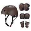 Vendita Diretta dalla Fabbrica Casco da Skateboard 7-in-1 Certificato CE EN1078 e Set di Ginocchiere, Gomitiere, Polsiniere per Bambini Protezioni