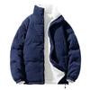Winter Fashion Men's New Jacket Double-sided Wear Warm Winter Corduroy Cotton Clothing, Men's and Women's Fleece Jacket Thick