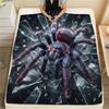 1PC Cute Pets Print Flannel Blanket, High quality All Seasons, Home Decor, Warmth and Comfort, Perfect for Christmas Gifts