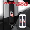 For Car Seat Belts Covers Padding Carbon Fiber Belt Shoulder GR Yaris Corolla Prius Aqua Vios Mirai Hilux Auris CHR