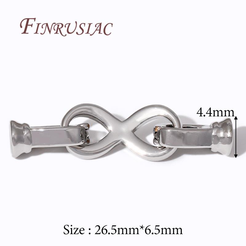 18K Gold Plated Connector Clasps Accessories For Bracelets,Brass Metal Locks For Jewelry,Fasteners Clasp,DIY Necklace Findings