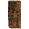 Side Shelf Smoked Oak 33 X 32 X 70.5 Cm Engineered Wood