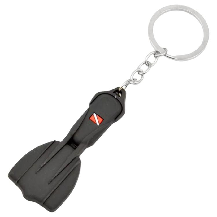 Scuba Diving Souvenir Keychain Unique Dive Fin Designs Keychain Accessory for Scuba Diving Fan and Adventurers