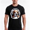 Dog With Headphones Beagle Tshirt Summer Casual Cotton Tee Oversized Streetwear Tops Vintage Graphic Print 100 Cotton