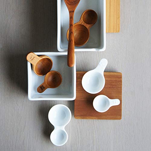 LOLO | Measuring Spoon | Teaspoon | 5ml | Made In Japan | Ceramic | Porcelain | White | White Porcelain |