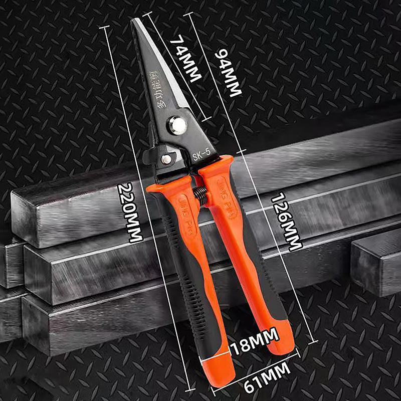Aviation Scissor Snips Metal Sheet Snip Scissors Industrial Cutter Multipurpose Carpet Cutting Scissors