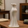 Flower Arrangement Elegant Dress Vase Gown-Shaped Decorative Vase  Home Desktop Decorations