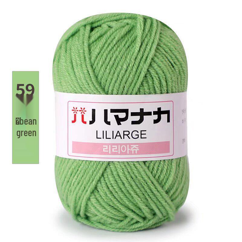 4-ply 25g Milk Cotton for Diverse Knitting Projects, Available In Bright Colors.