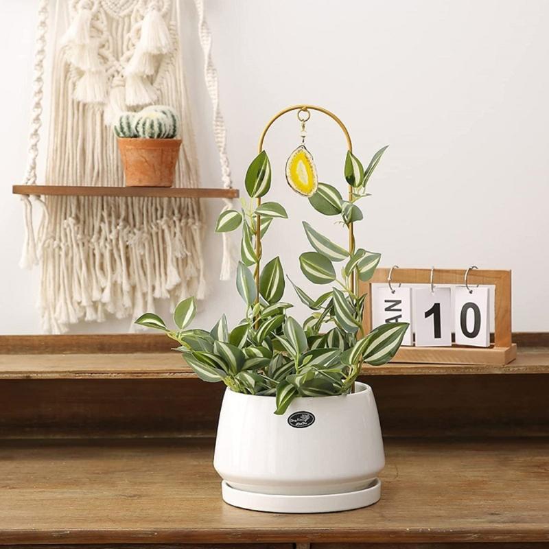 Metal Plant Climbing Frame Indoor Flower Pot Vine Trellis Holder Iron Plants Climbing Support Stake Rattan Stand Rack