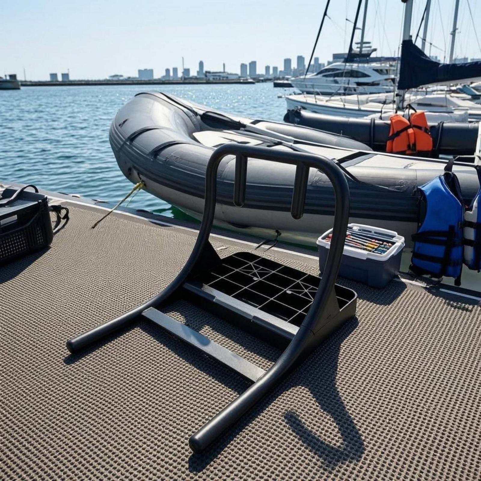 Inflatable Boat Motor Bracket Rigid Outboard Frame design Mount Stainless Nylon