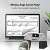 Wireless Page Turner Pedal BT Portable Music Page Turner for Piano Guitar Tablets Smartphones Silent Foot Page Turner