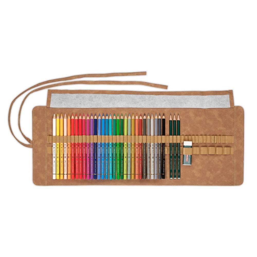 Polychromos Buntstifte 30er Buntstift-Rollenetui 110030 Faber-Castell