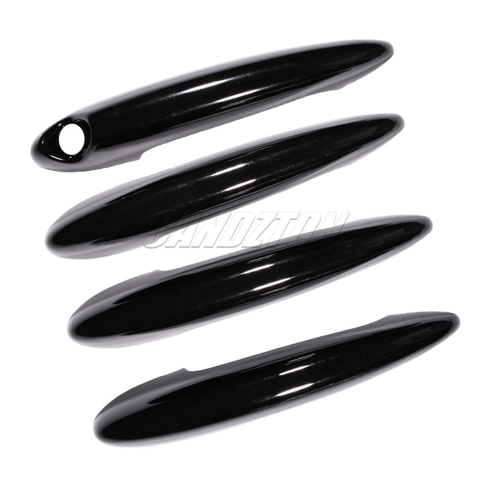 

For BMW Mini R60 Countryman 4 Pcs New Exterior Door Handle Covers Trim Protective black 51219800937 51219800938 car accessories 4Pcs Black