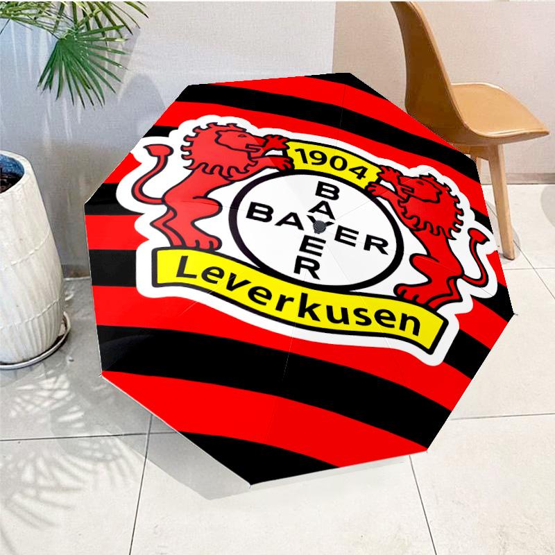 Bayer Football Club Printed Automatic Umbrella, 8-Frame for Travel, camping, Casual Umbrella, Essential Gift for for family and friends