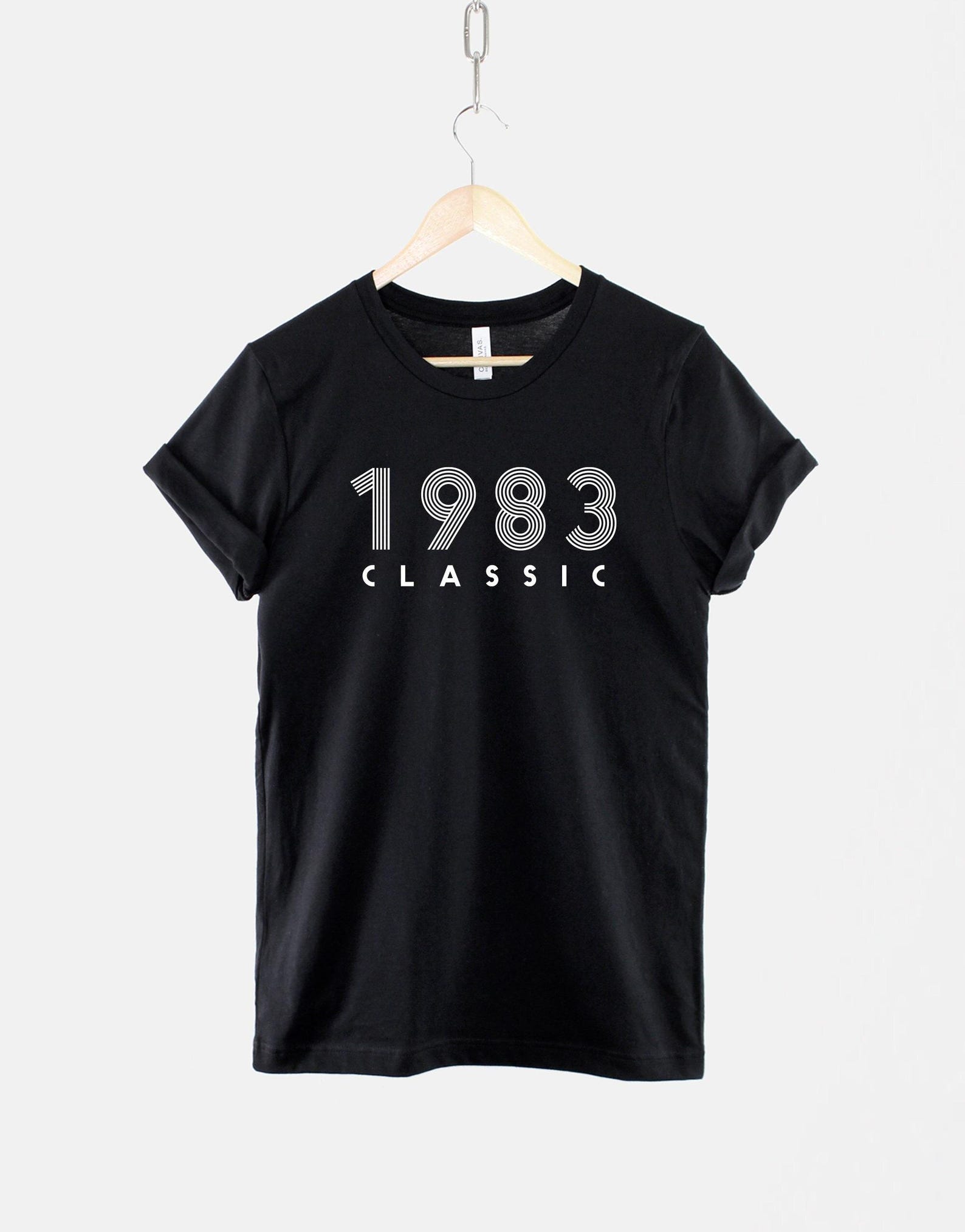 1983 Classic Birthday Shirt: Vintage Inspired Cotton Tee (Unisex) S