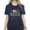 Disney Womens/Ladies Bambi Oh Deer Cotton Boyfriend T-Shirt