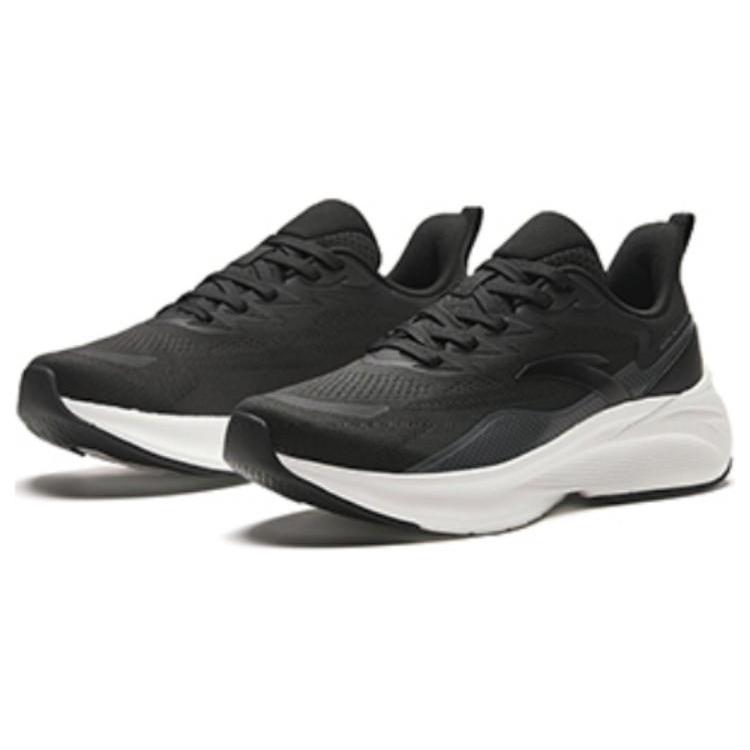 New Anta Cushioning Low Top Running Shoes Women's Black Gray 122415522-6