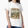 Stelvio Pass Italy Vintage Travel Poster Classic T-Shirt