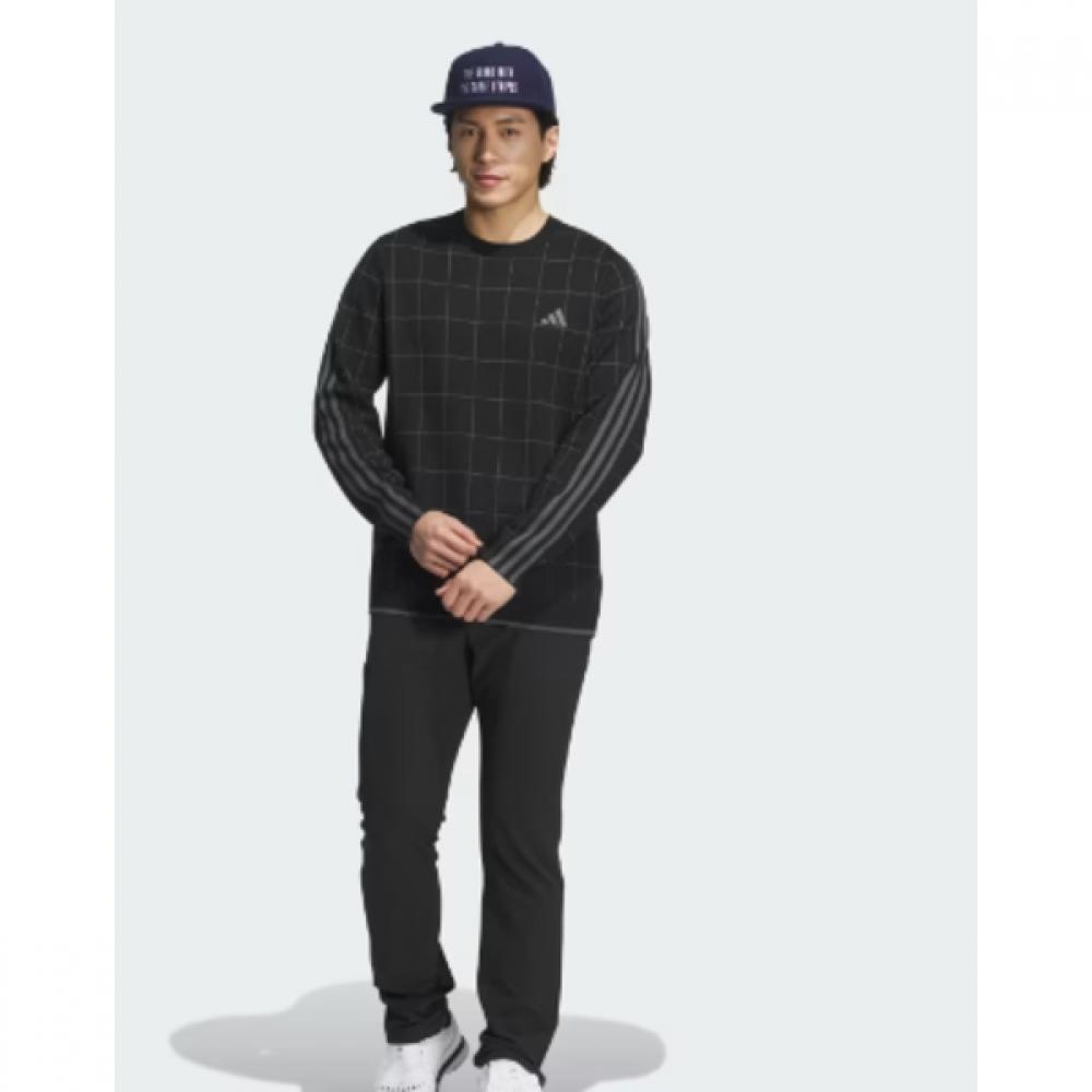 AdidaS Golf 24fw Men S 3S Crew Sweater Im6424