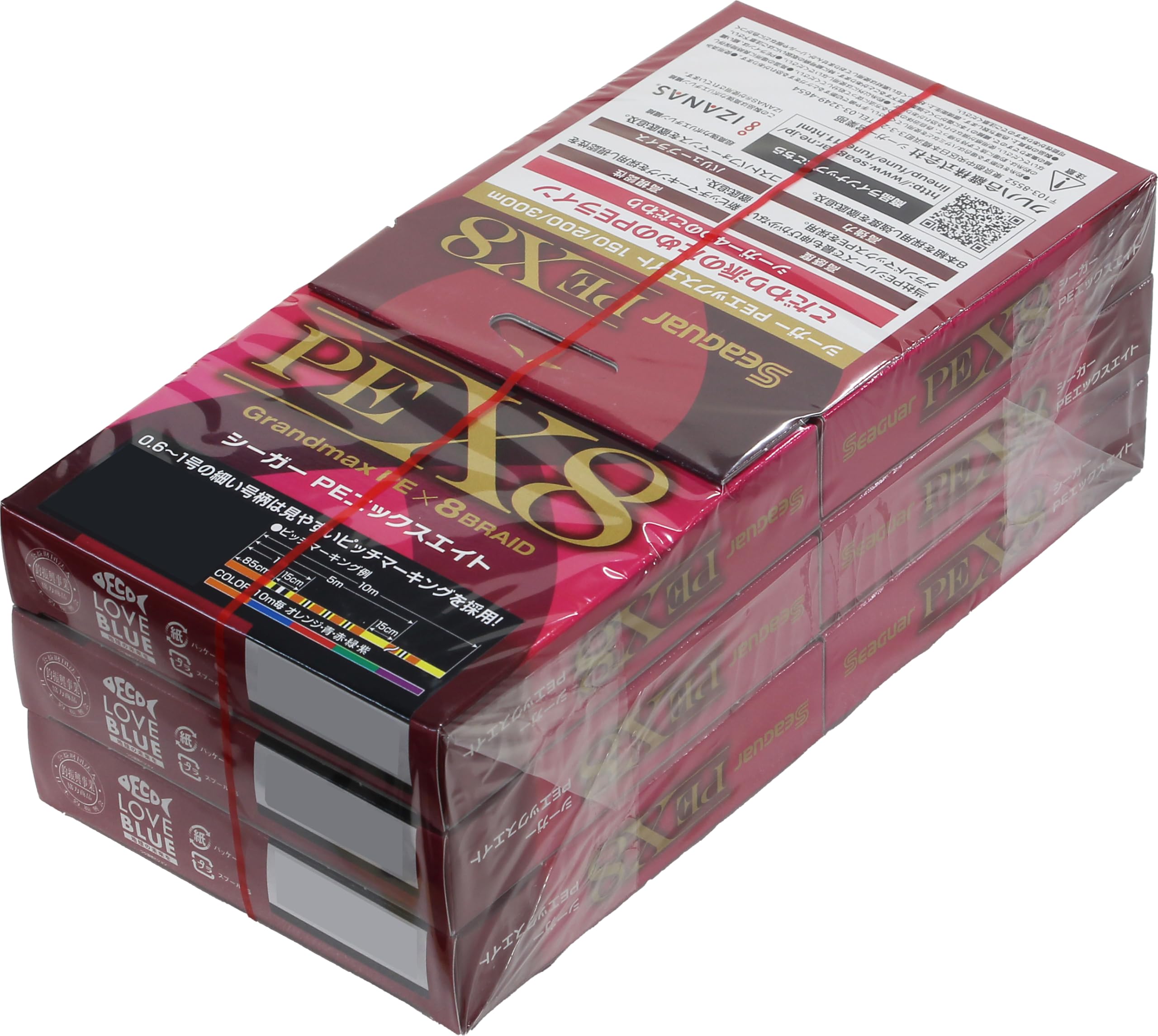 

KUREHA Seaguar PE X8 200M 2 of Fishing Line Set No. (Set 6)