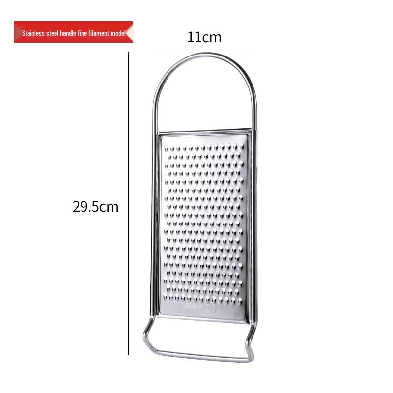 Stainless Steel Grater & Julienne Slicer for Potatoes, Fruits, and Baby Food Prep