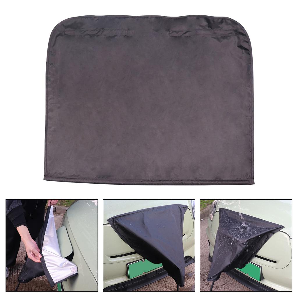 Electrical Vehicle Front Charger Plug Port Cover Magnetic Protector All-round Waterproof Dustproof Charger Protect Hood