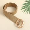 Woven Linen Women Waist Belt Fashion Waist Accessory for Skirts Dresses Bohemian Styles Waist Decoration for Festival
