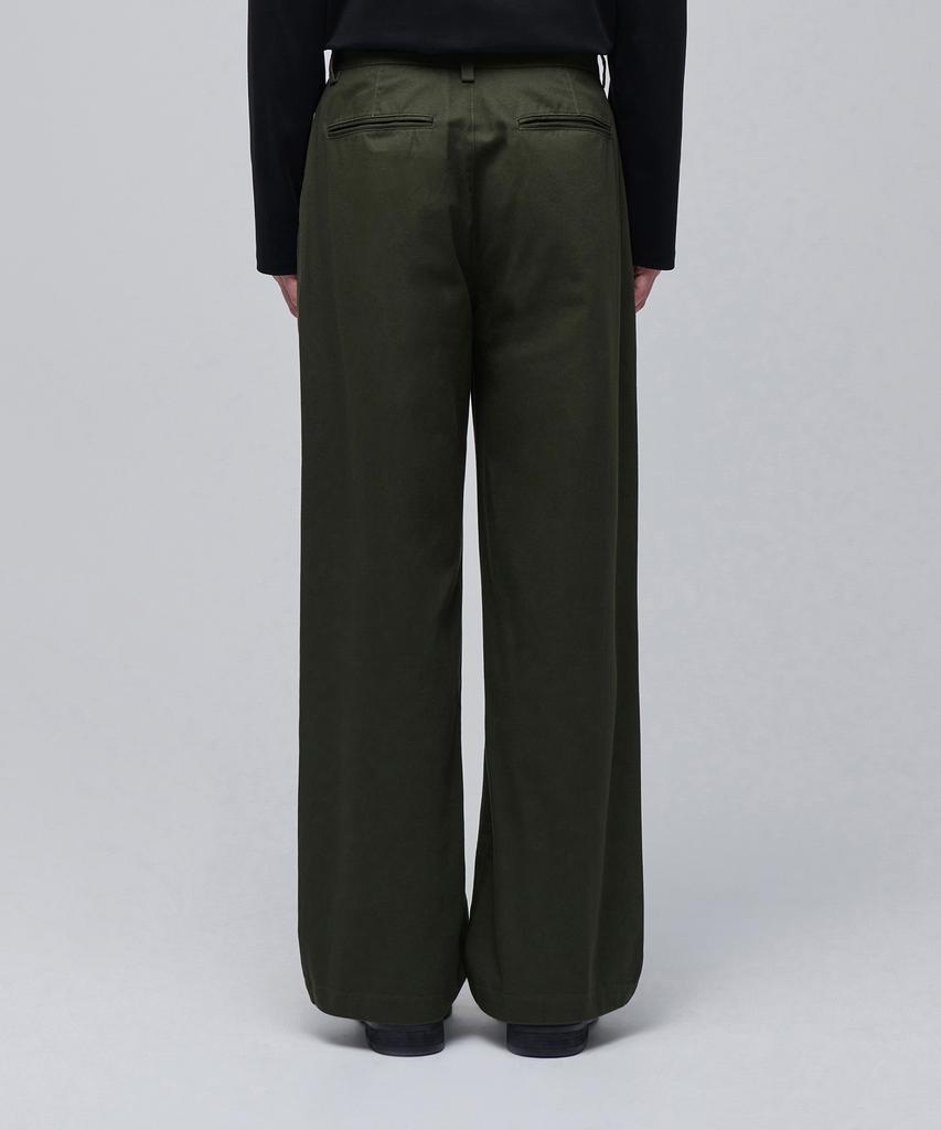 MUSINSA STANDARD Two-Tuck Wide Chino Pants [Khaki]