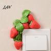 Decorative Switch Surround Fruit Wall Stickers, Creative Kitchen 3D Cute Bedroom Aesthetic Accessories Socket Decor, Resin Waterproof Decal