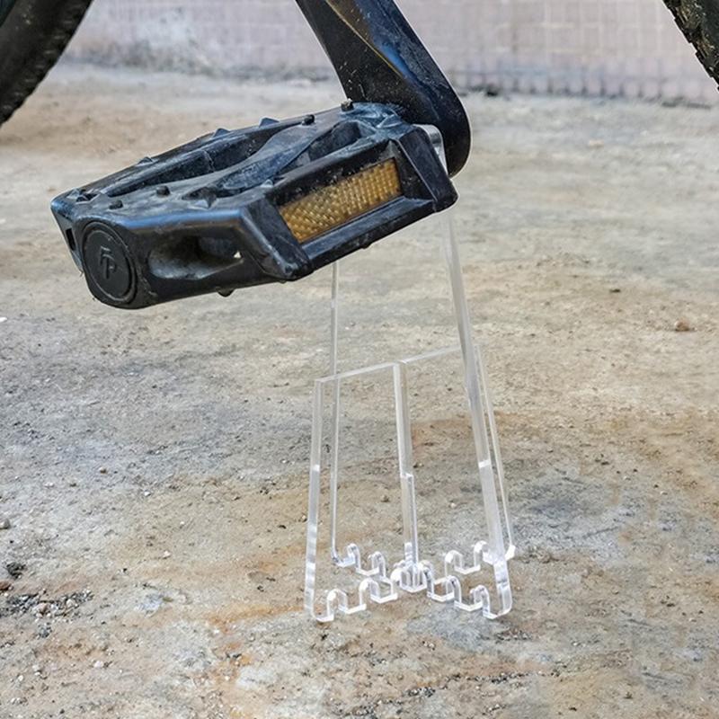 1/2 szt. Przenośny stojak na rowery z przezroczystego akrylu do regulacji, czyszczenia i naprawy akcesoriów rowerowych górskich