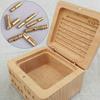 10Pcs Copper Barrel Hinges Cylindrical Hidden Cabinet Concealed Invisible Brass Hinges For Jewelry Box Case Furniture Hardware