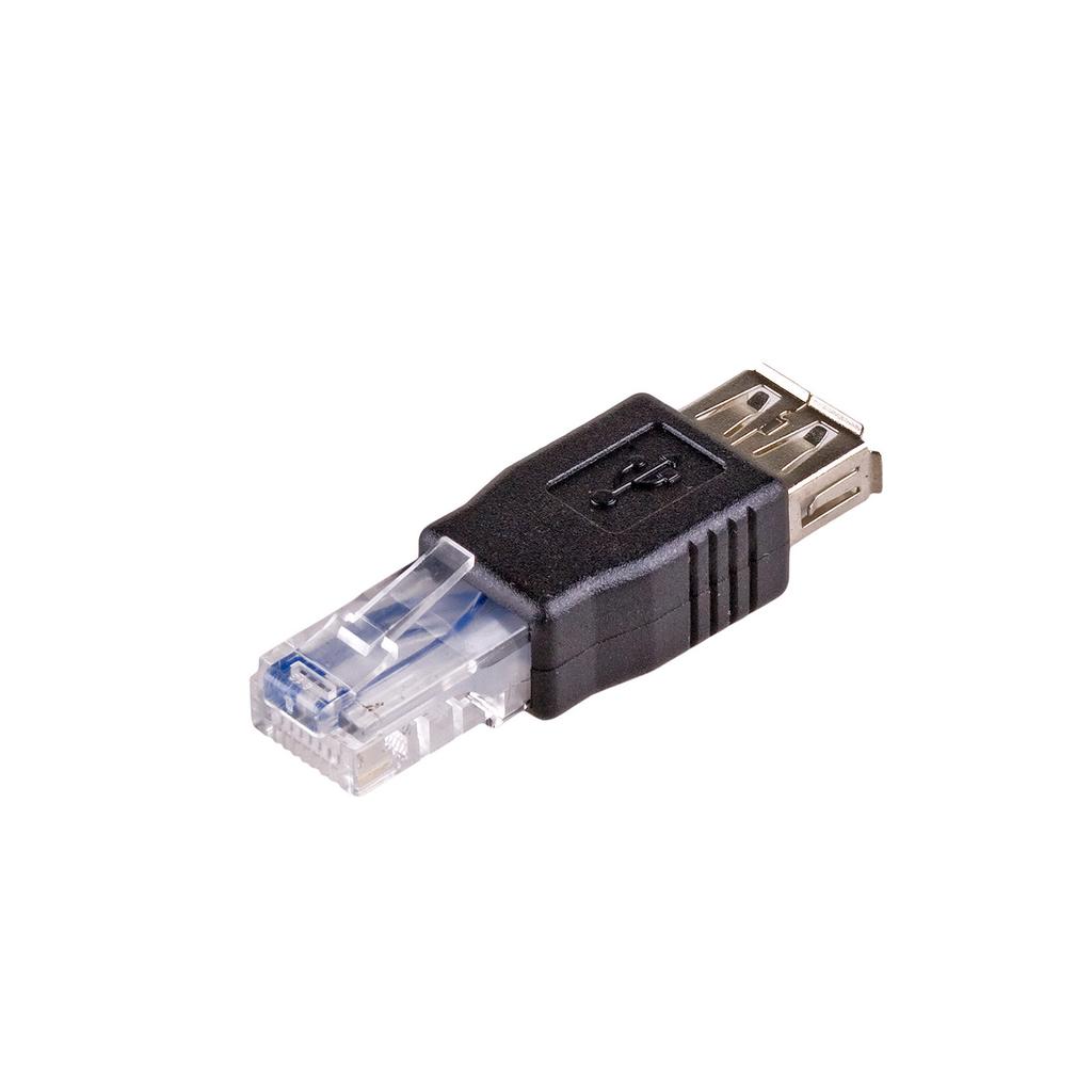 Adapter USB 2.0 do RJ45 Akyga AK-AD-27 Przejściówka Ethernet LAN do Routera F/M