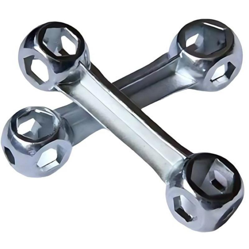 Metal Hexagonal Wrench 6~15mm Car Bicycle Hexagonal Screw Installation Disassembly Tool Multi Purpose Sleeve Bone Shaped Wrench