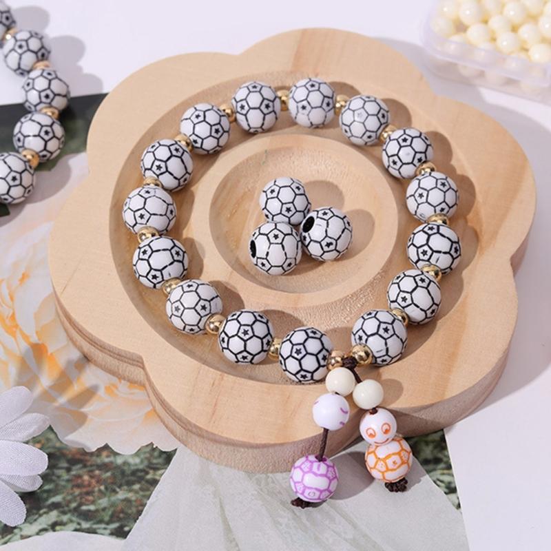 Acrylic Beads Kit for Friendship Bracelet Making Handmade Jewelry Crafting Accessories Craft Supplies for Children