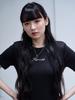 THE GREEN LAB Tiered Short Sleeve T-Shirt [Black]