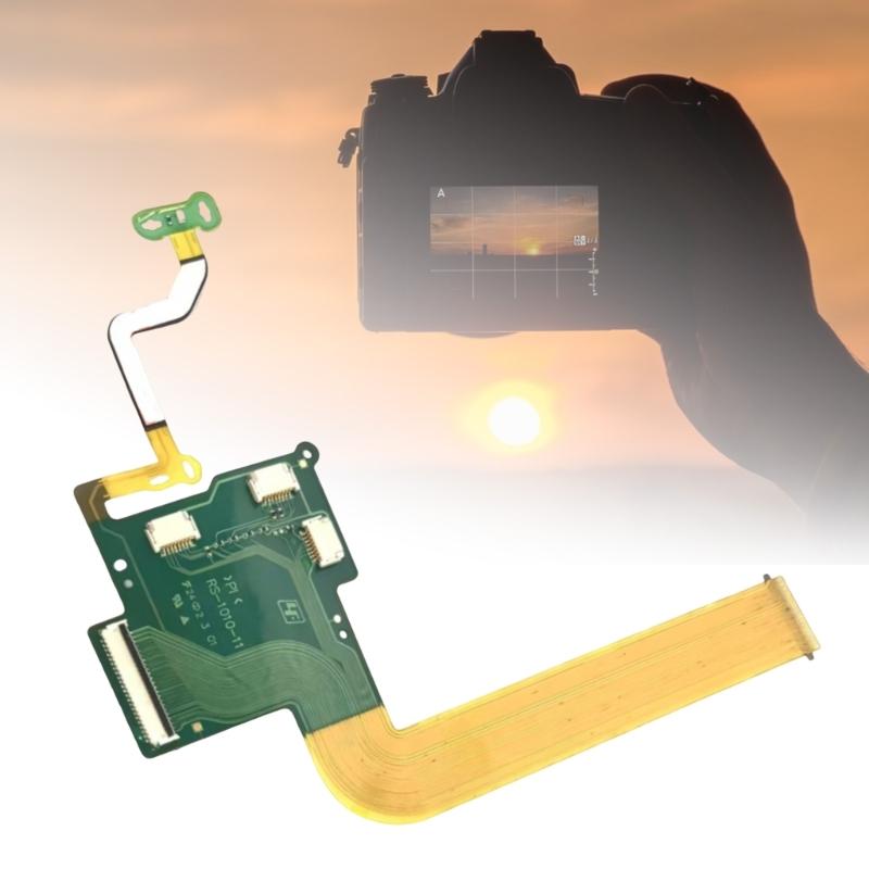 Flexible LCD Display Back Ribbon Compatible for A7M3 A7R3 Cameras Enhances Signal Transmission Wear Resistant Design