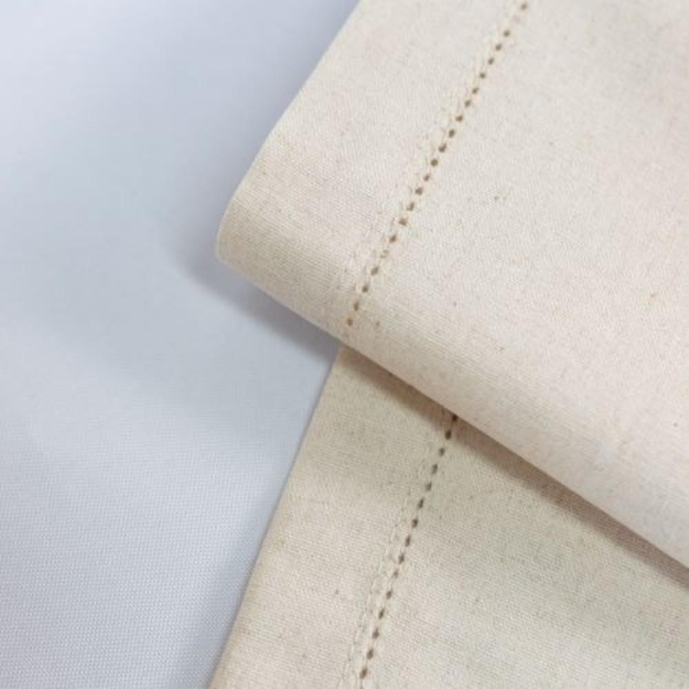 Cloth Napkins Set of 10-17x17 Inch Classic Hemstitch Mitered Corner Soft Dinner Napkins Cloth Washable for Weddings Parties