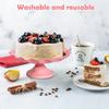Cake Display Stand Elegant Pink Cake Stand for Versatile Dessert Display for Cupcake Dessert Fruit Pink(S)