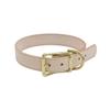 Pet collar leather cowhide vegetable tanned leather dog neck ring collar pure handmade ironing leash set