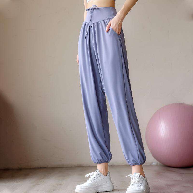 Quick-Dry Women's Loose Yoga & Running Pants - Spring/Summer