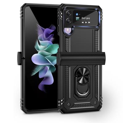 Fallschutz Hartrüstung Falthülle für Samsung Galaxy Z Flip4 Flip 4 Flip3 Flip 3 5g Zflip4 Rutschfestes Telefonzubehör