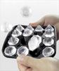 Tiny Diamond Ice Molds , Small Diamond-Shaped Silicone Ice Cube Trays 16 Cubes Per Tray, Easy Release, BPA-Free and Stackable