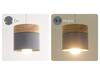 Lampada a sospensione in ferro battuto stile nordico macaron, testa singola in bianco/grigio